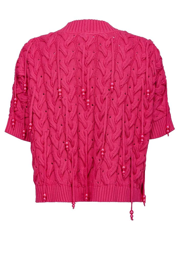 RIU Rちゃん★ Glitter fringe knit cardigan RIU Rちゃん☆ Glitter fringe knit cardigan RIU Rちゃん